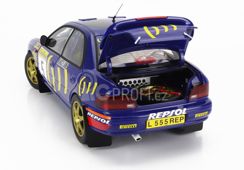 Kyosho Subaru Impreza 555 Repsol N 5 1:18, modrá