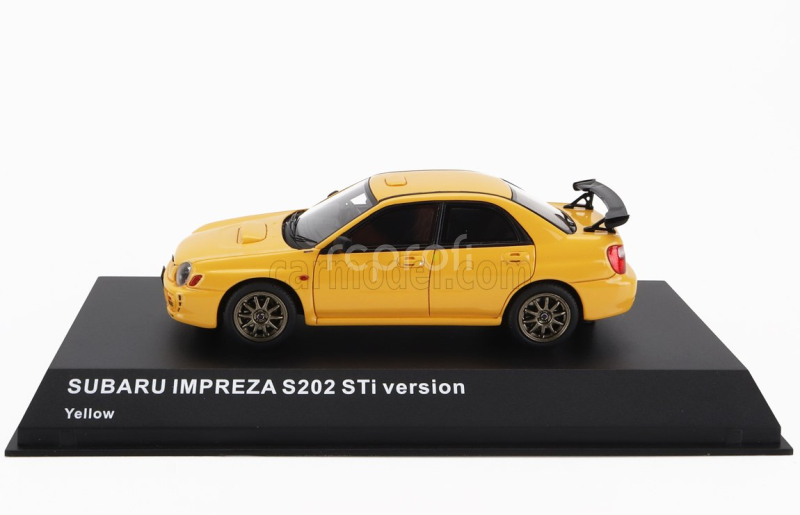 Kyosho Subaru Impreza (s202) 2002 1:43 Žlutá