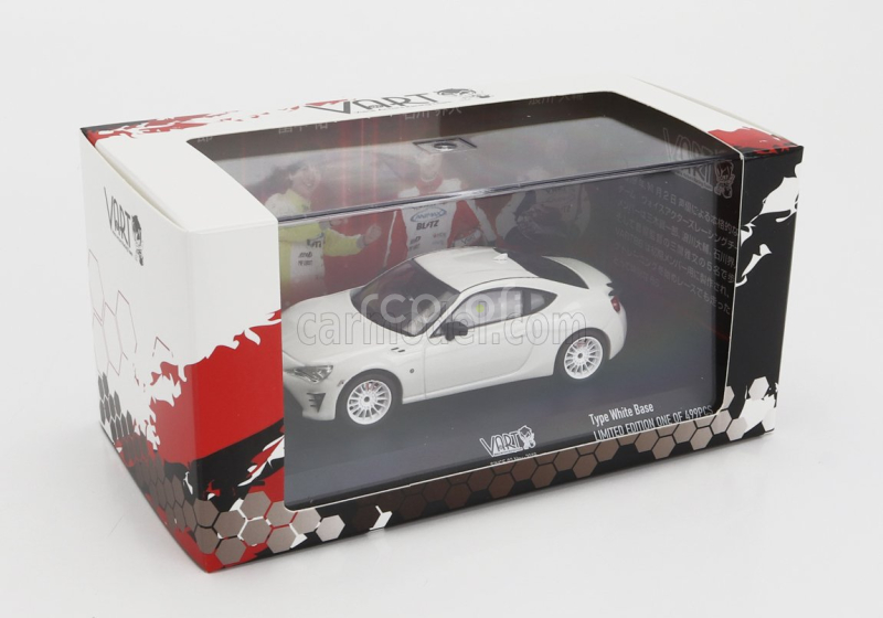 Kyosho Toyota 86 Coupe Vart 2019 1:43 Bílá