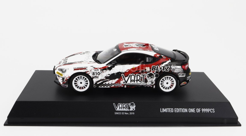 Kyosho Toyota 86 Vart N 810  Racing 2019 1:43 Černá Bílá Červená