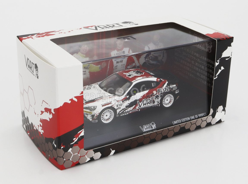Kyosho Toyota 86 Vart N 810  Racing 2019 1:43 Černá Bílá Červená