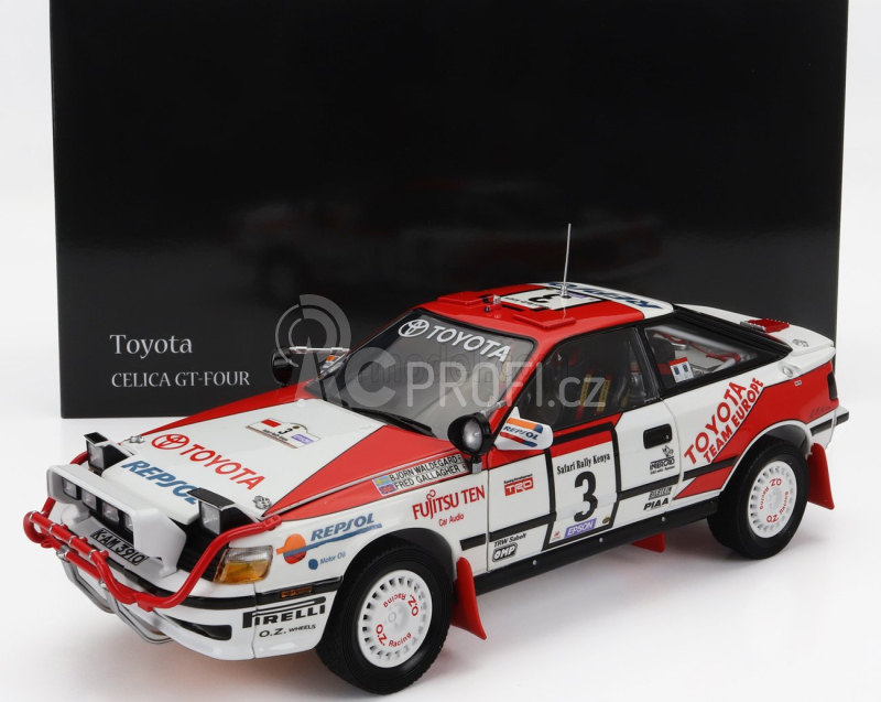 Kyosho Toyota Celica Gt-four St165 (night Version) N 3 1:18, bíločervená