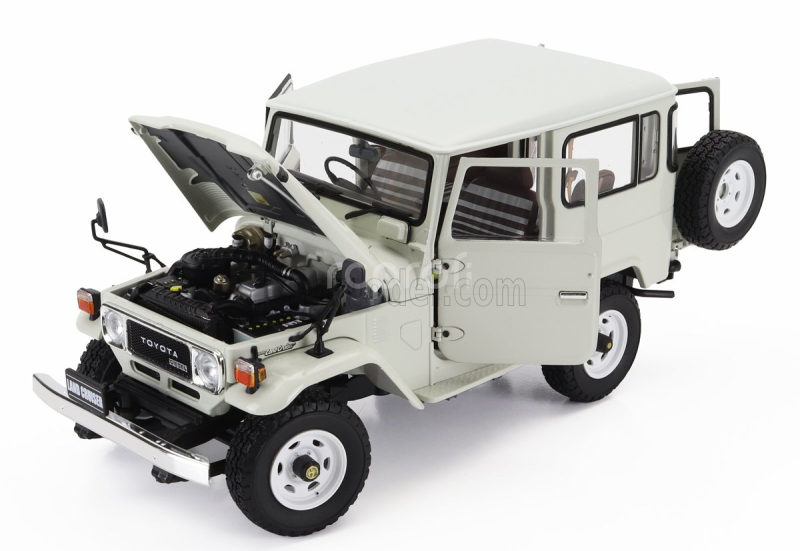Kyosho Toyota Fj40 Land Cruiser 1980 1:18 Bílá