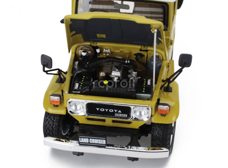 Kyosho Toyota Fj40 Land Cruiser 1980 1:18 Žlutá
