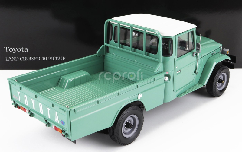 Kyosho Toyota Land Cruiser 40 4x4 Pick-up 1980 1:18 Zelená