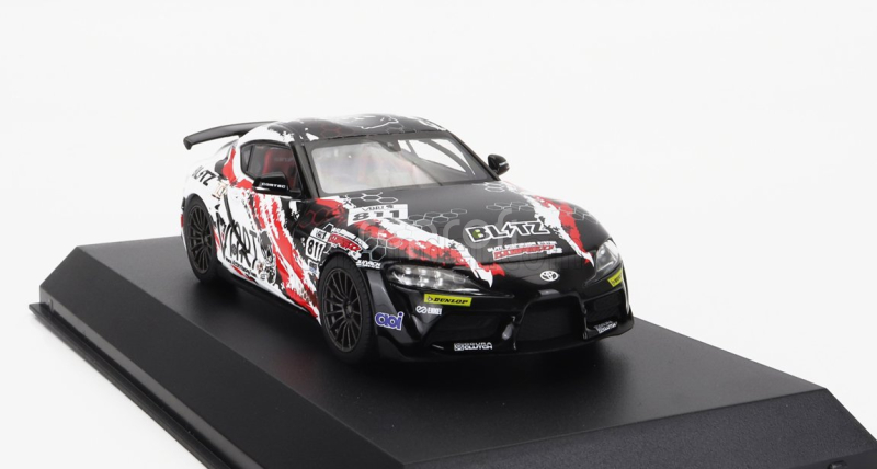 Kyosho Toyota Supra Gr Coupe Vart N 811 Racing 2022 1:43 Černá Bílá Červená