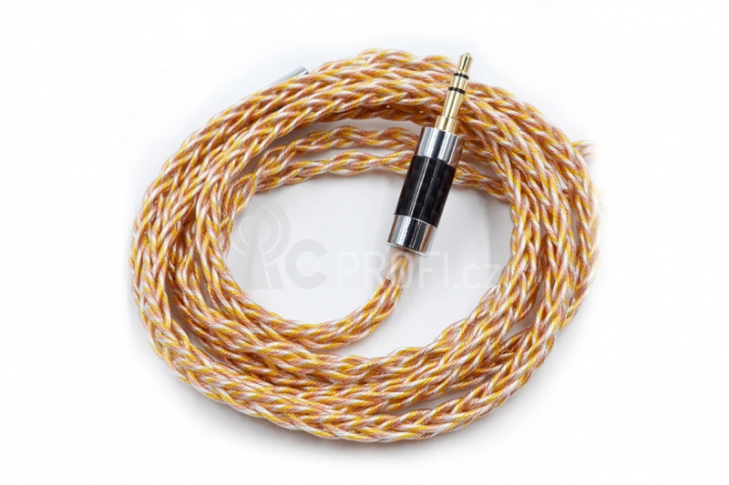 KZ 784 Core zlato/stříbrný smíšený kabel (C Pin)