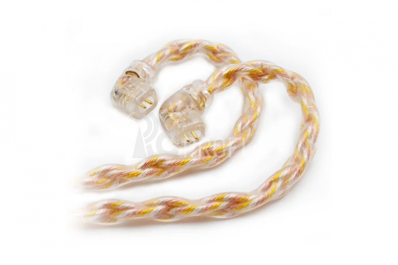 KZ 784 Core zlato/stříbrný smíšený kabel (C Pin)