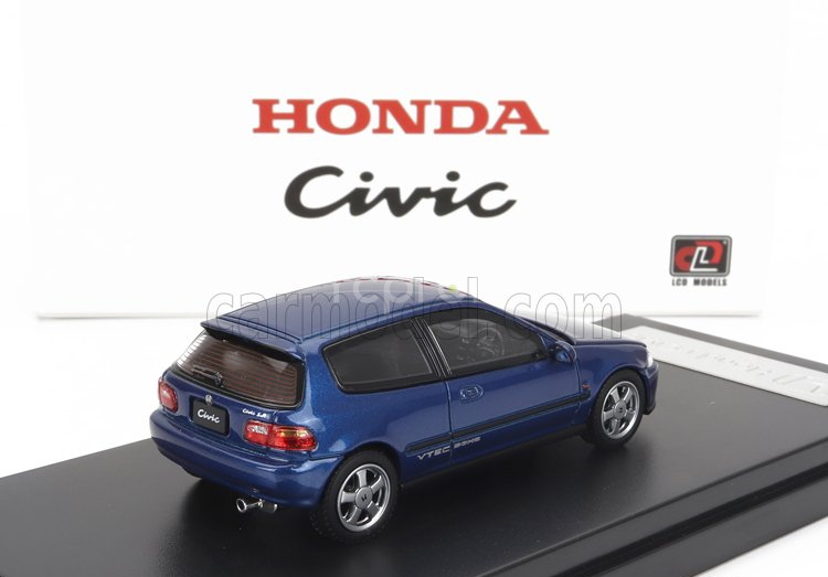 Lcd-model Honda Civic Eg6 Vtec 1993 1:64 Blue