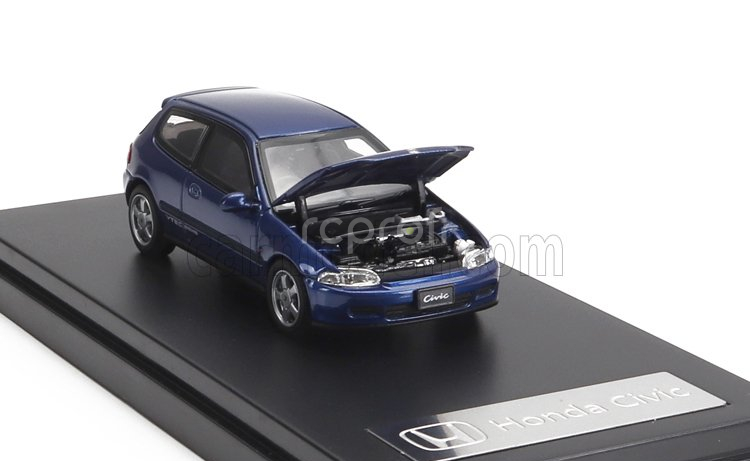 Lcd-model Honda Civic Eg6 Vtec 1993 1:64 Blue
