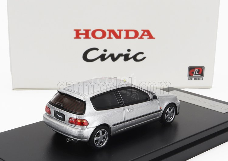 Lcd-model Honda Civic Eg6 Vtec 1993 1:64 Silver
