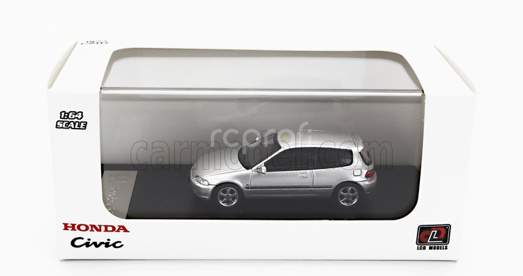 Lcd-model Honda Civic Eg6 Vtec 1993 1:64 Silver