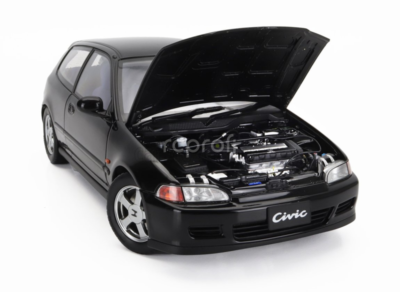 Lcd-model Honda Civic Sir Ii Eg6 Vtec 1993 1:18 Black