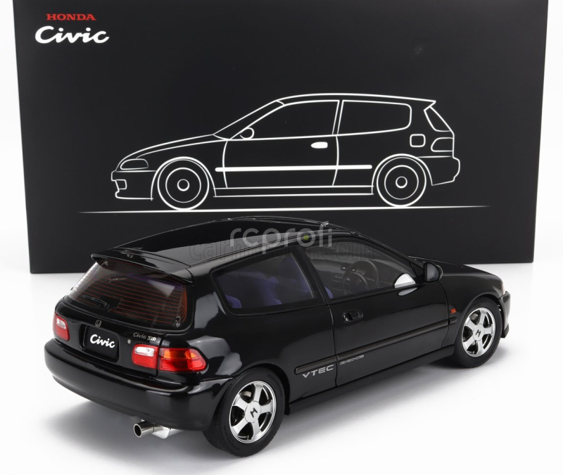 Lcd-model Honda Civic Sir Ii Eg6 Vtec 1993 1:18 Black