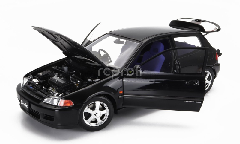 Lcd-model Honda Civic Sir Ii Eg6 Vtec 1993 1:18 Black