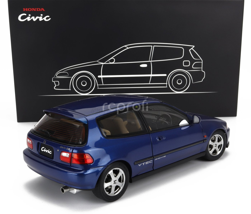 Lcd-model Honda Civic Sir Ii Eg6 Vtec 1993 1:18 Blue