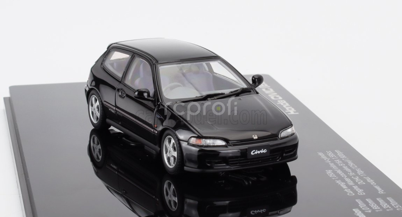 Lcd-model Honda Civic Sir Ii Eg6 Vtec 1993 1:43 Black