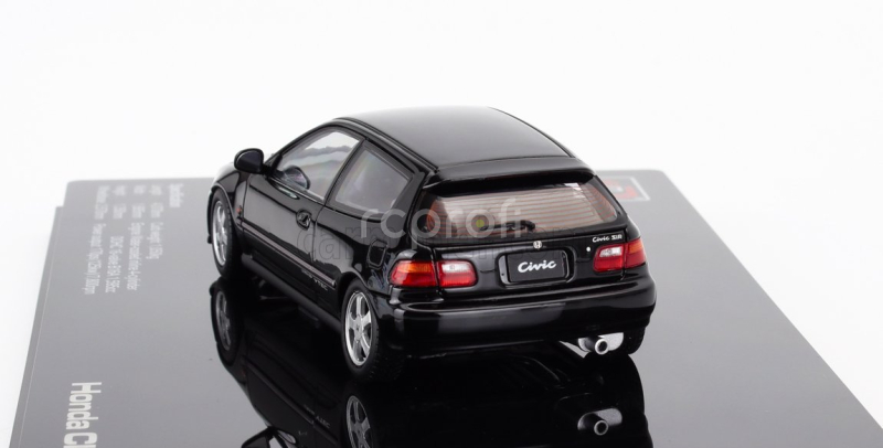 Lcd-model Honda Civic Sir Ii Eg6 Vtec 1993 1:43 Black