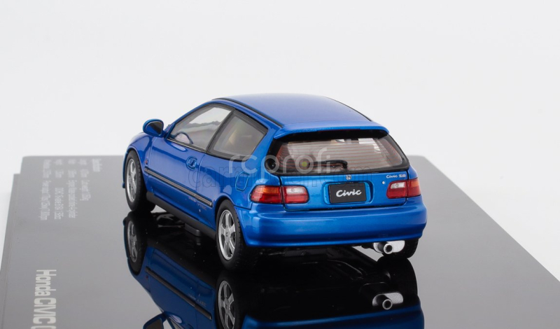 Lcd-model Honda Civic Sir Ii Eg6 Vtec 1993 1:43 Blue