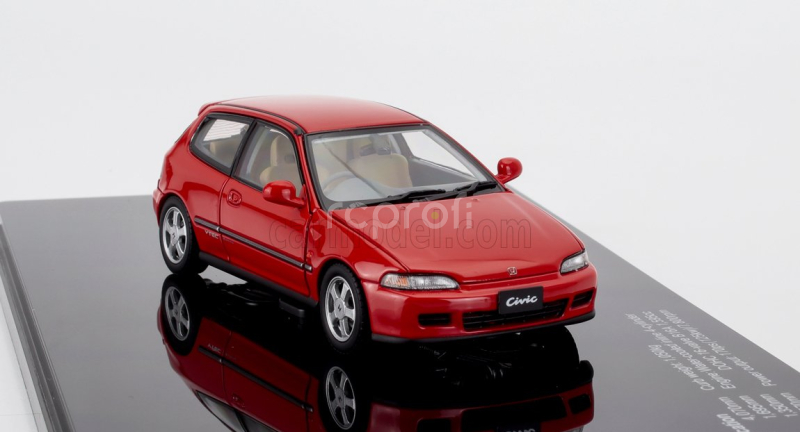 Lcd-model Honda Civic Sir Ii Eg6 Vtec 1993 1:43 Red