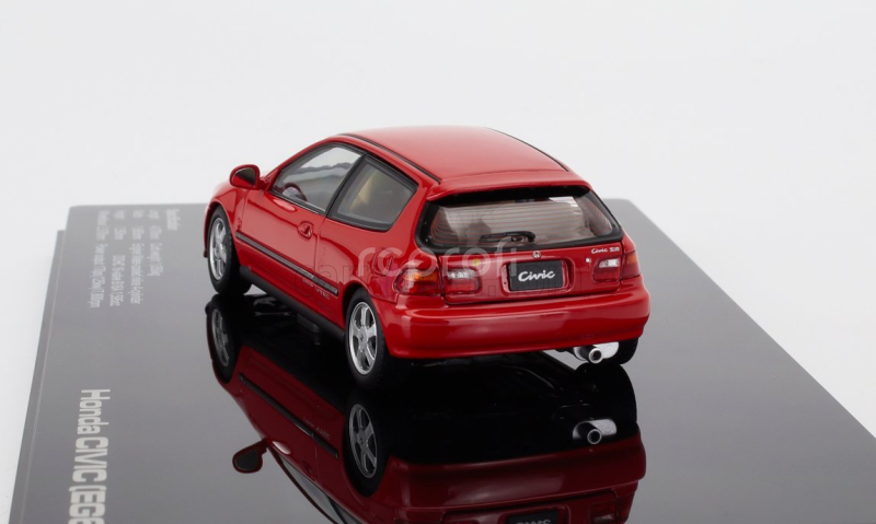 Lcd-model Honda Civic Sir Ii Eg6 Vtec 1993 1:43 Red