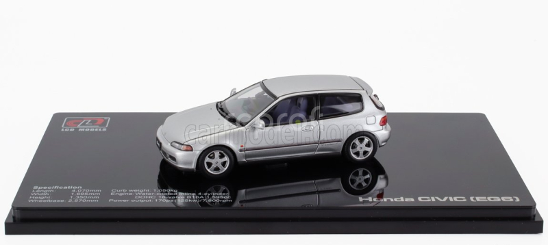 Lcd-model Honda Civic Sir Ii Eg6 Vtec 1993 1:43 Silver