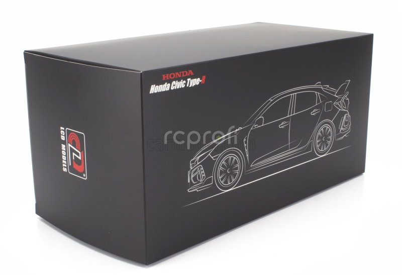 Lcd-model Honda Civic Type-r (fk8) 2020 1:18 Bílá