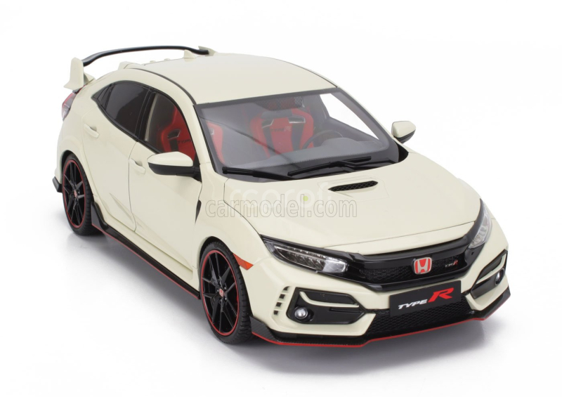 Lcd-model Honda Civic Type-r (fk8) 2020 1:18 Bílá