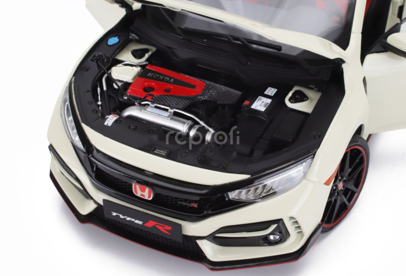 Lcd-model Honda Civic Type-r (fk8) 2020 1:18 Bílá