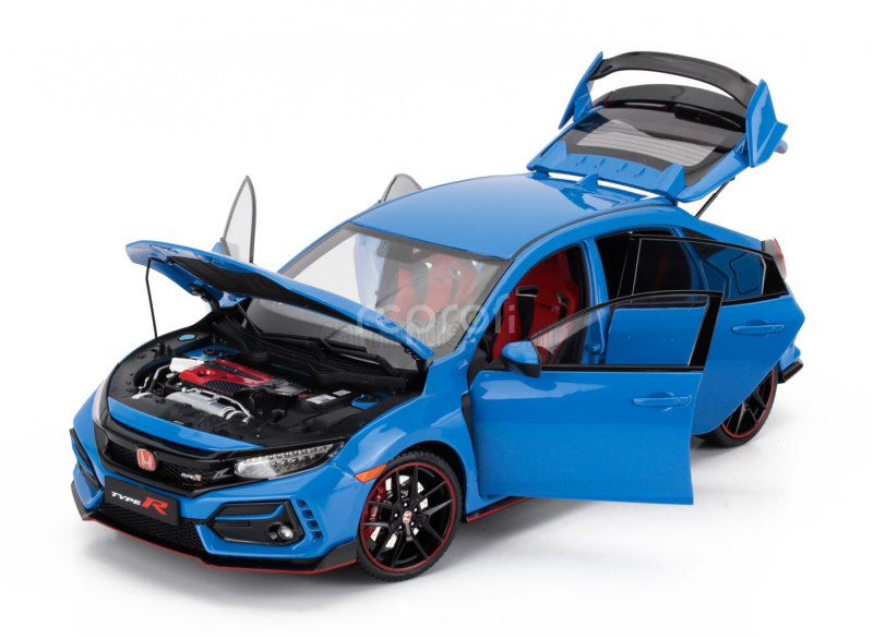 Lcd-model Honda Civic Type-r (fk8) 2020 1:18 Blue