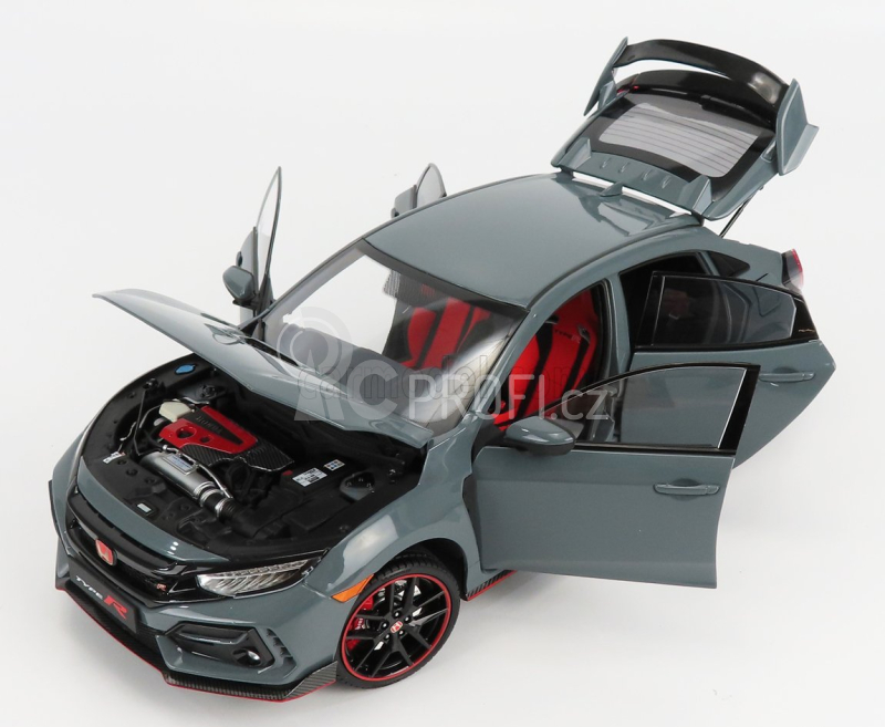 Lcd-model Honda Civic Type-r (fk8) 2020 1:18 Grey