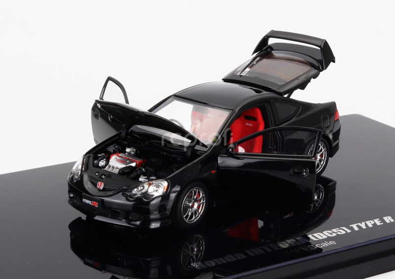 Lcd-model Honda Integra (dc5) Type R 2006 1:43 Black