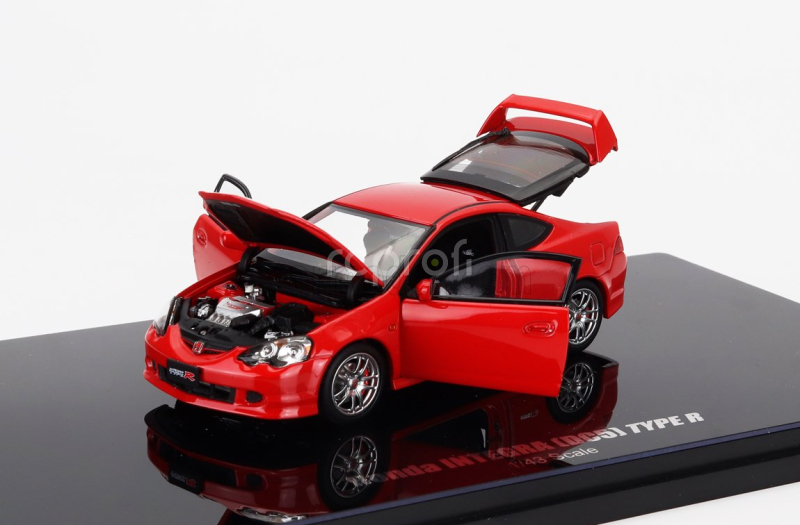 Lcd-model Honda Integra (dc5) Type R 2006 1:43 Red
