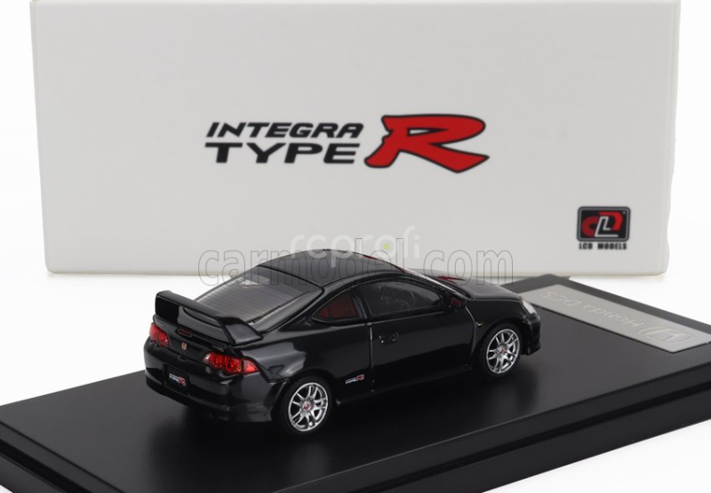 Lcd-model Honda Integra (dc5) Type R 2006 1:64 Black