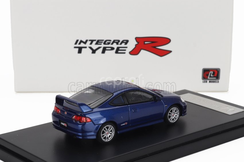 Lcd-model Honda Integra (dc5) Type R 2006 1:64 Blue