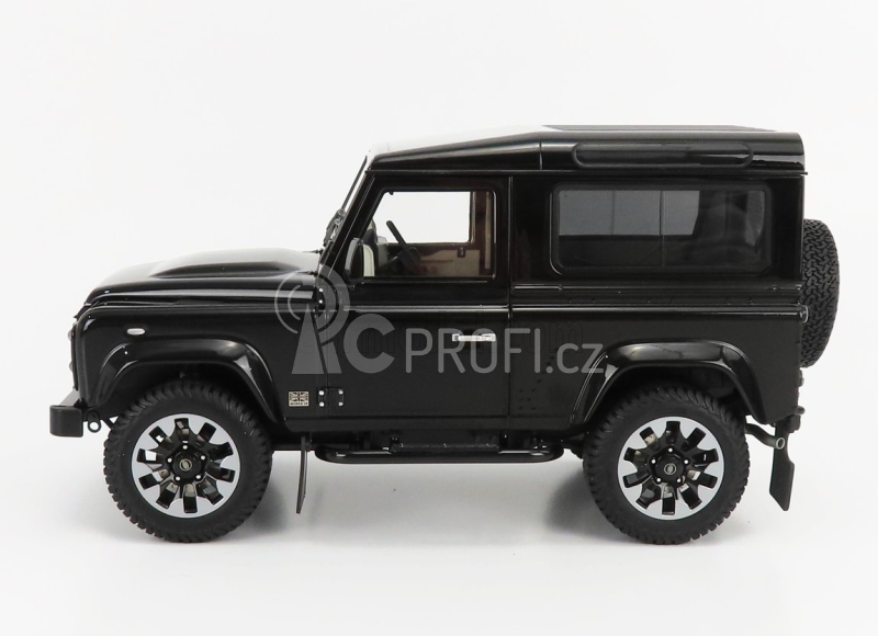 Lcd-model Land rover Defender 90 Works V8 70th Edition 2018 1:18 Black