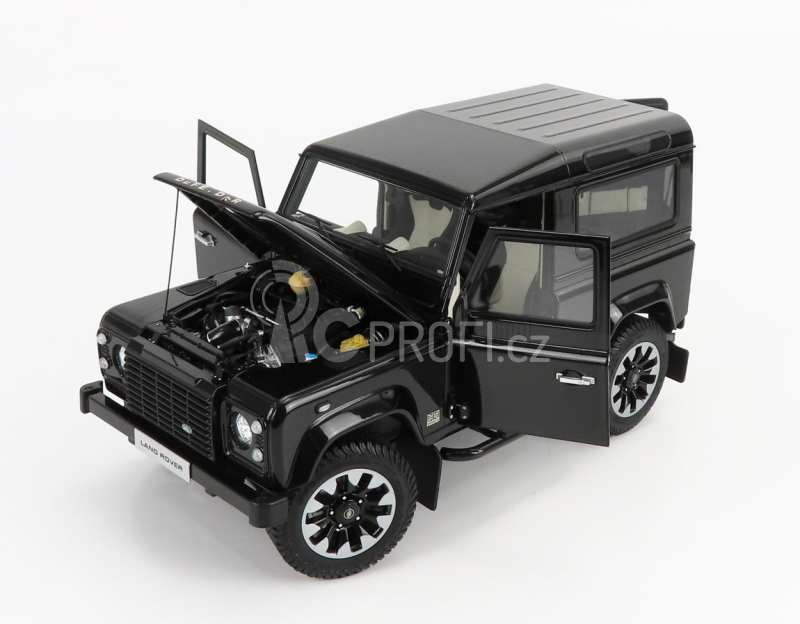 Lcd-model Land rover Defender 90 Works V8 70th Edition 2018 1:18 Black