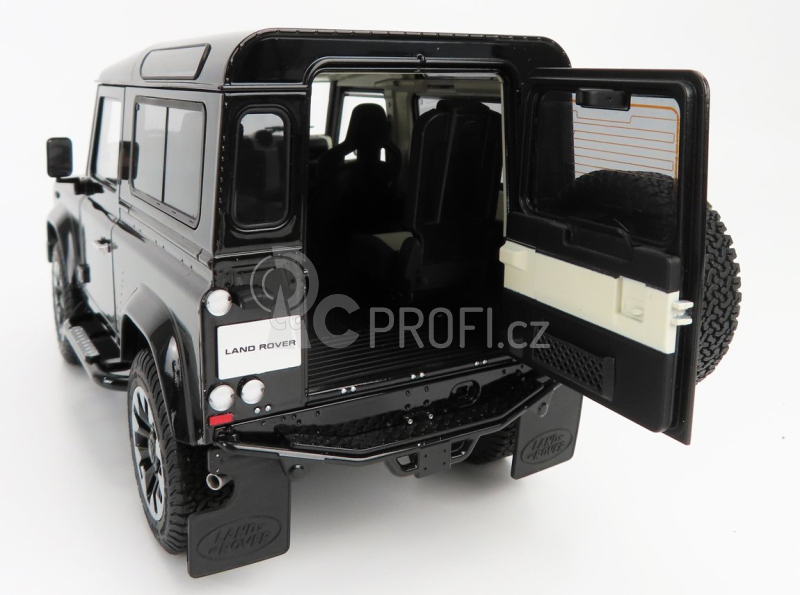 Lcd-model Land rover Defender 90 Works V8 70th Edition 2018 1:18 Black
