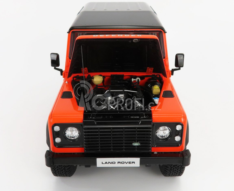 Lcd-model Land rover Defender 90 Works V8 70th Edition 2018 1:18 Orange