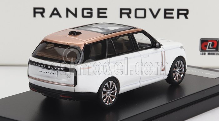 Lcd-model Land rover Range Rover 2022 1:64 Bílá