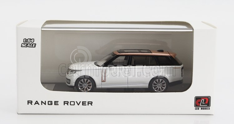 Lcd-model Land rover Range Rover 2022 1:64 Bílá