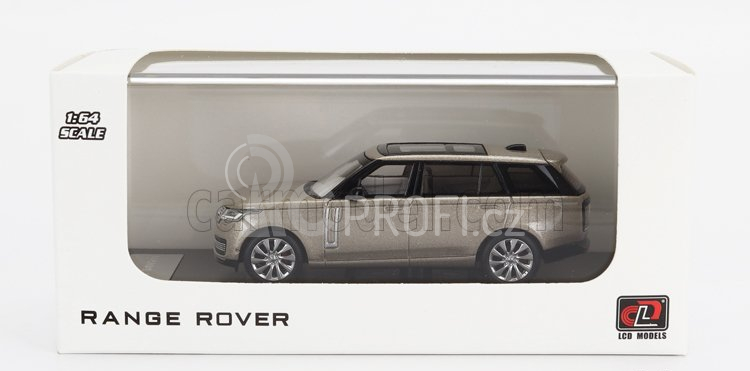 Lcd-model Land rover Range Rover 2022 1:64 Gold