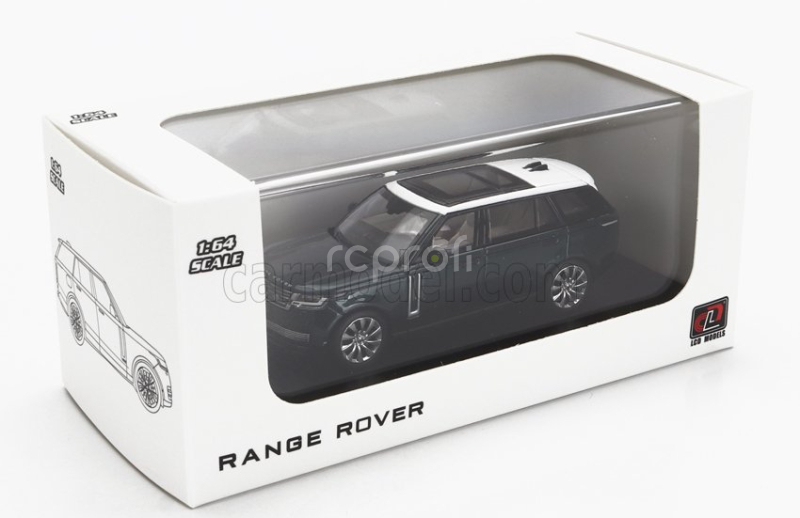 Lcd-model Land rover Range Rover 2022 1:64 Zelená