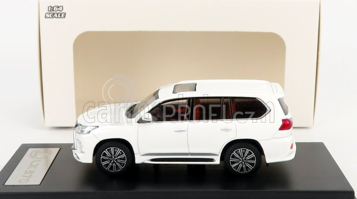 Lcd-model Lexus Lx570 2018 1:64 Bílá