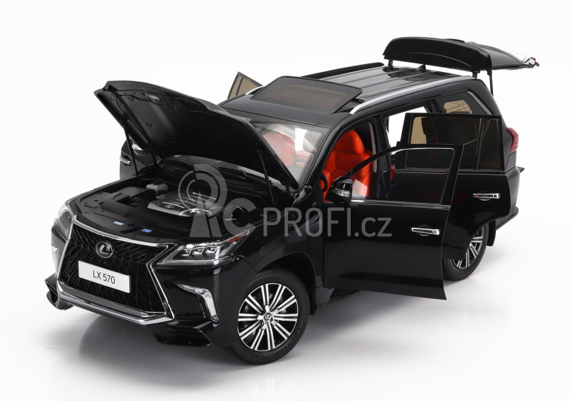 Lcd-model Lexus Lx570 2022 1:18 Black