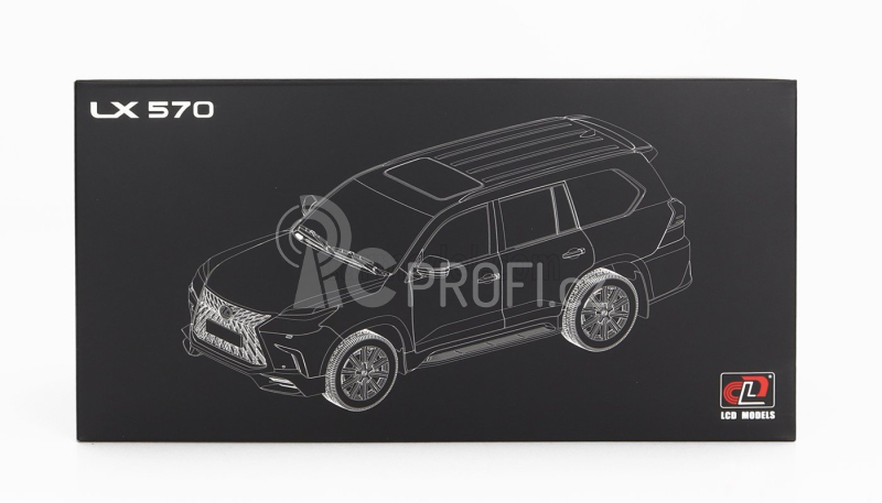 Lcd-model Lexus Lx570 2022 1:18 Silver