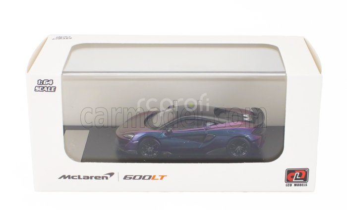 Lcd-model Mclaren 600lt 2018 1:64 Chameleon Fialový