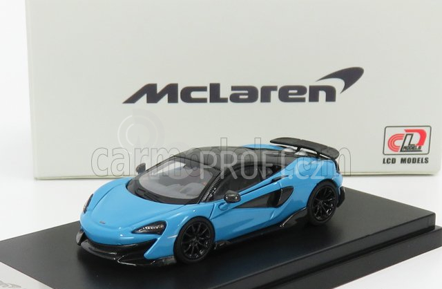 Lcd-model Mclaren 600lt 2018 1:64 Sky Blue Met
