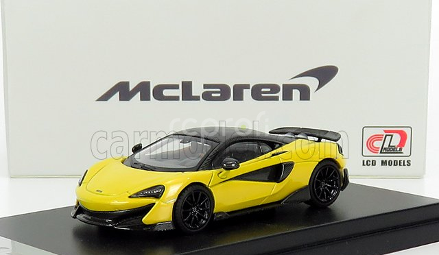 Lcd-model Mclaren 600lt 2018 1:64 Žlutá