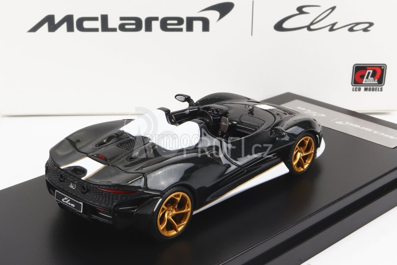Lcd-model Mclaren Elva 2020 1:64 Zelená Bílá